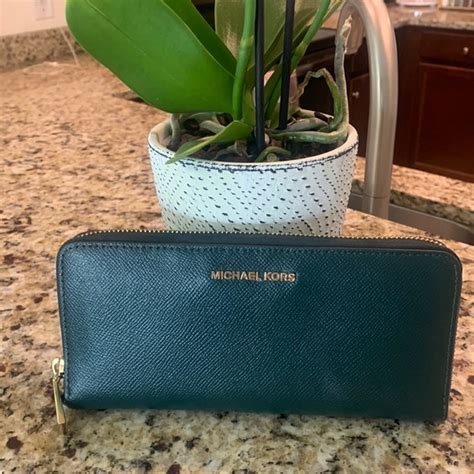 michael kors wallet in lemon|Michael Kors racing green wallet.